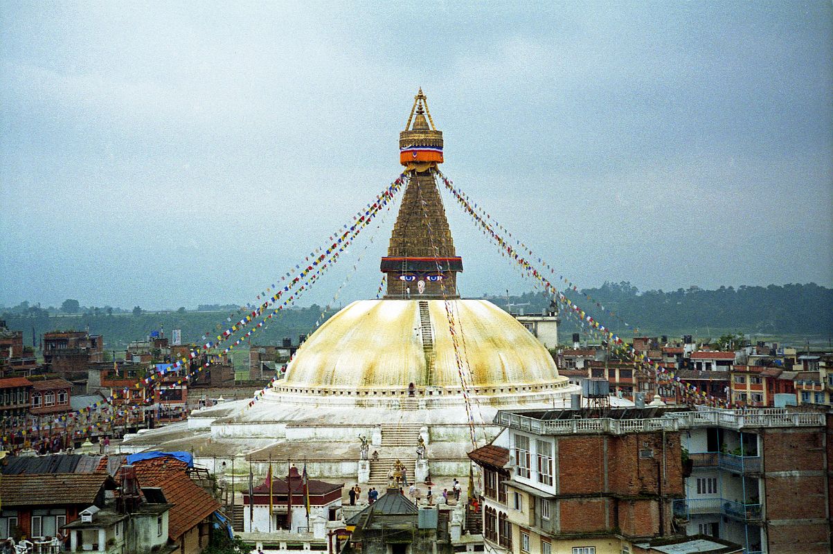 04 Boudhanath From Nearby Rooftop Kathmandu